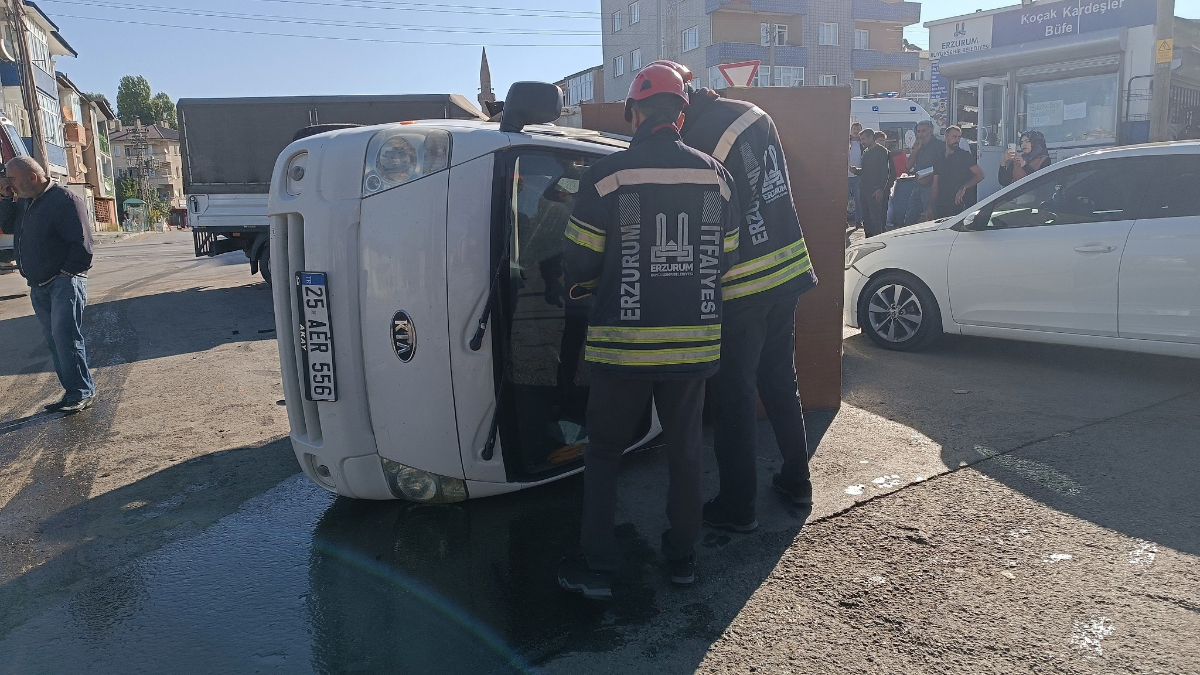 Erzurum’da kazada can pazarı