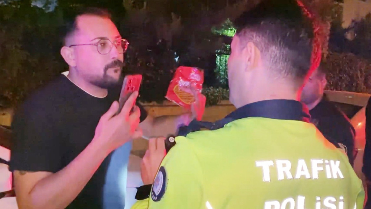Aksaray’da “Artistlik yapıyorum” diyen alkollü sürücü polise zor anlar yaşattı
