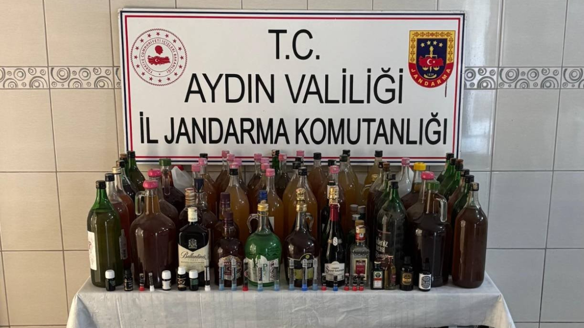 Aydın’da kaçak alkol operasyonu