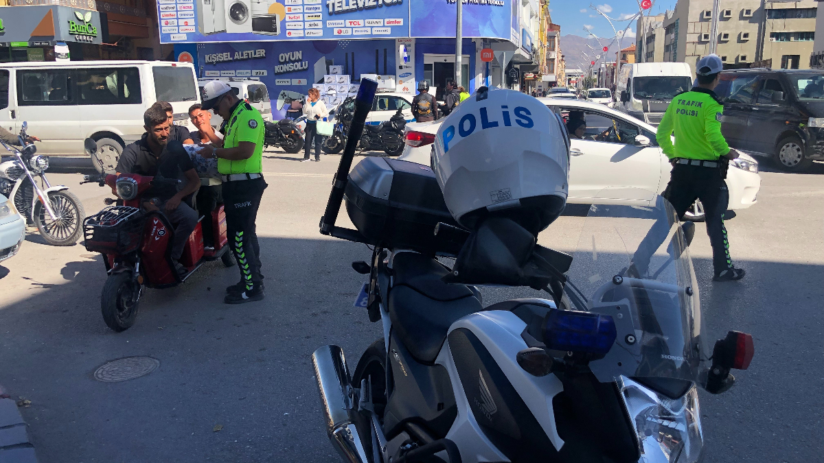 Erzincan’da motosikletlilere yönelik denetim