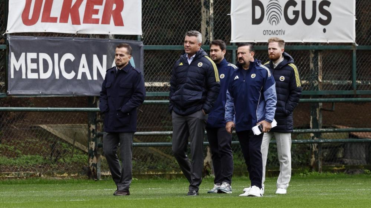 Fenerbahçe’de Başkan Saran idmanı takip etti