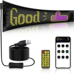 Kişiselleştirilebilir Matrix Car LED Ekran (90x19cm)
