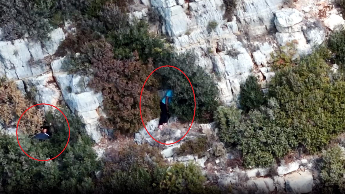 Hatay’da 9 kaçak avcı, drone ile tespit edildi