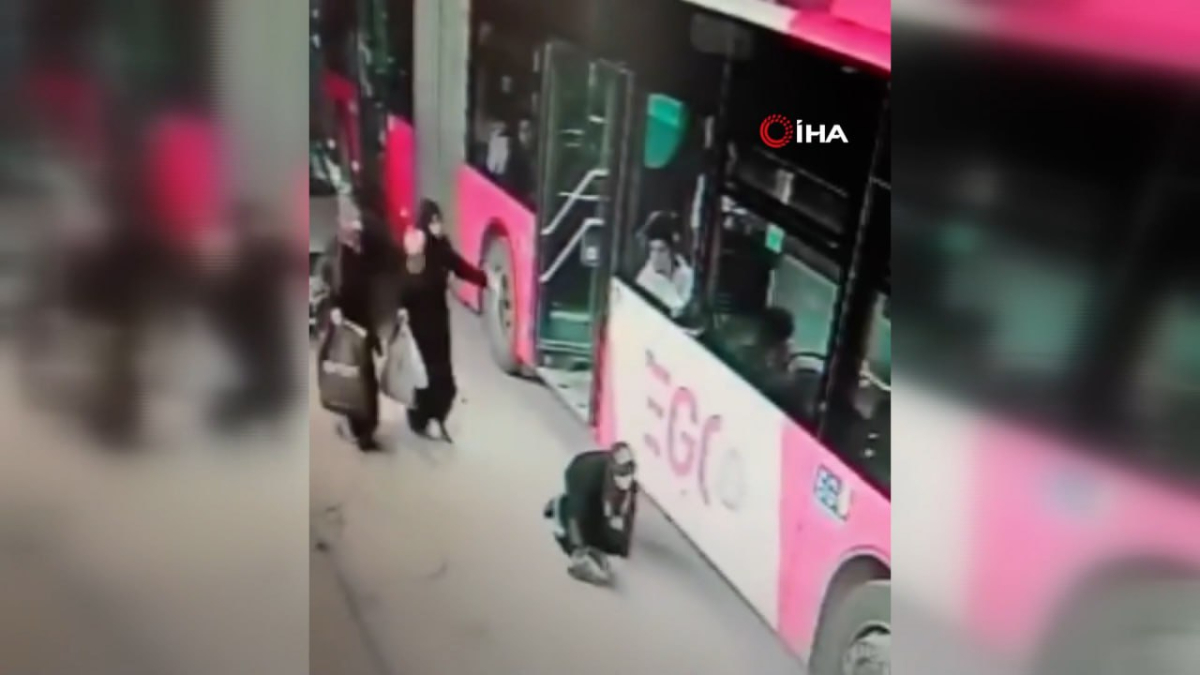 Ankara’da yolcu inmeden hareket eden şoför yolcuyu düşürdü