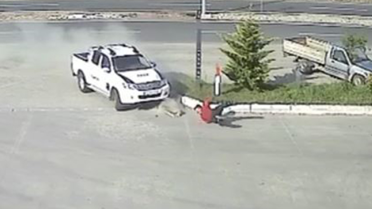 Artvin’de kamyonetin çarptığı akaryakıt istasyonu çalışanı yaralandı