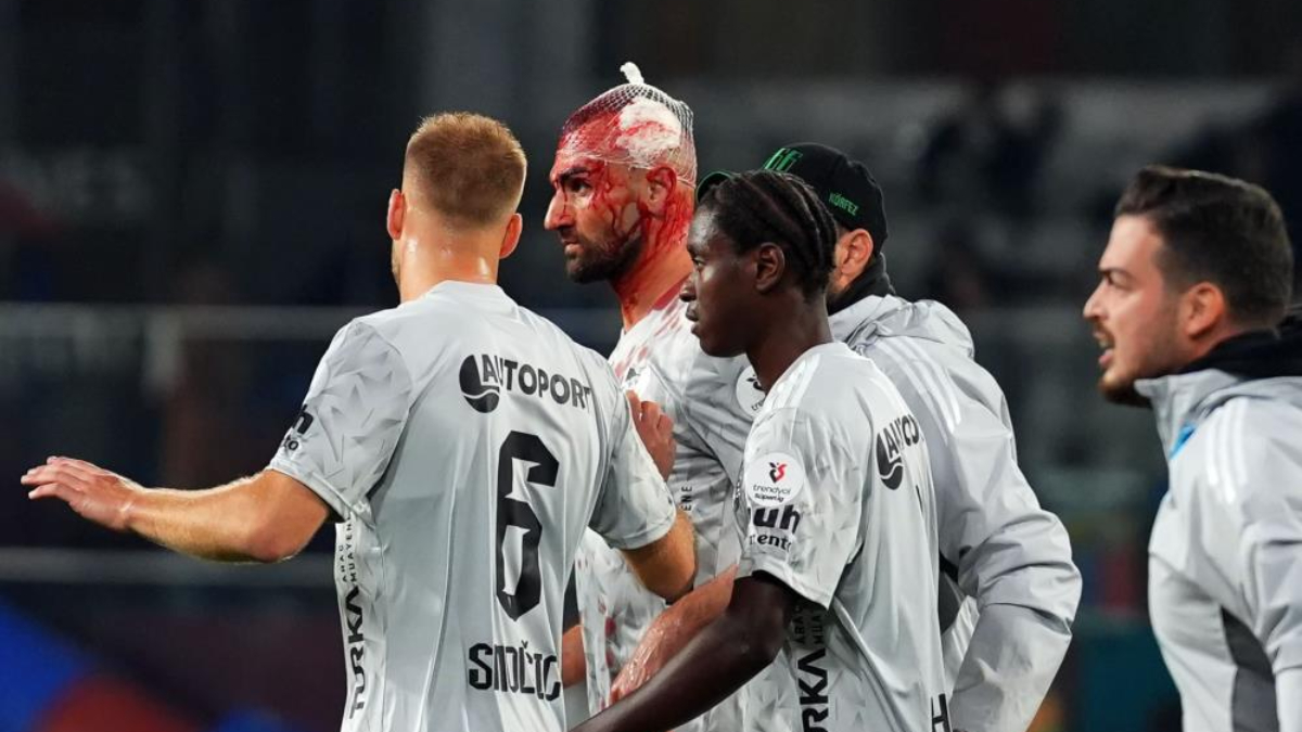 Serdar Dursun kanlar içinde oynadı