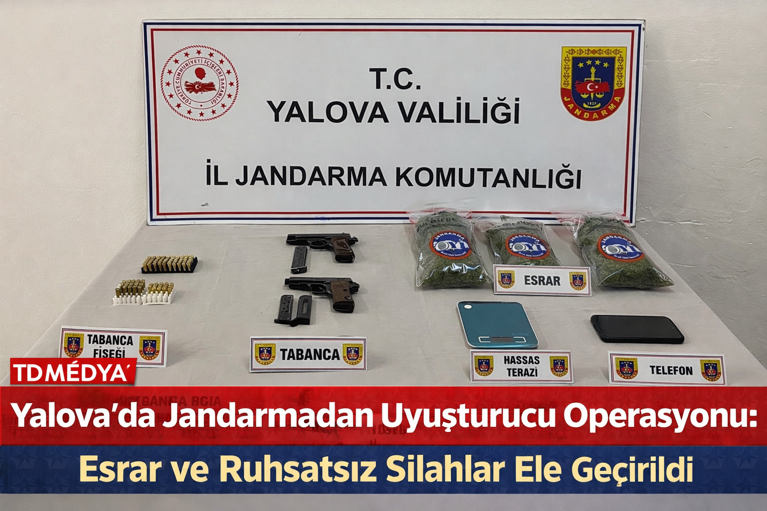 📰 Çınarcık’ta Uyuşturucu Operasyonu: Esrar ve Silahlar Ele Geçirildi