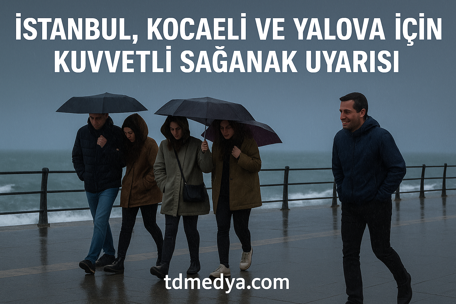 İstanbul, Kocaeli ve Yalova İçin Kuvvetli Sağanak Uyarısı