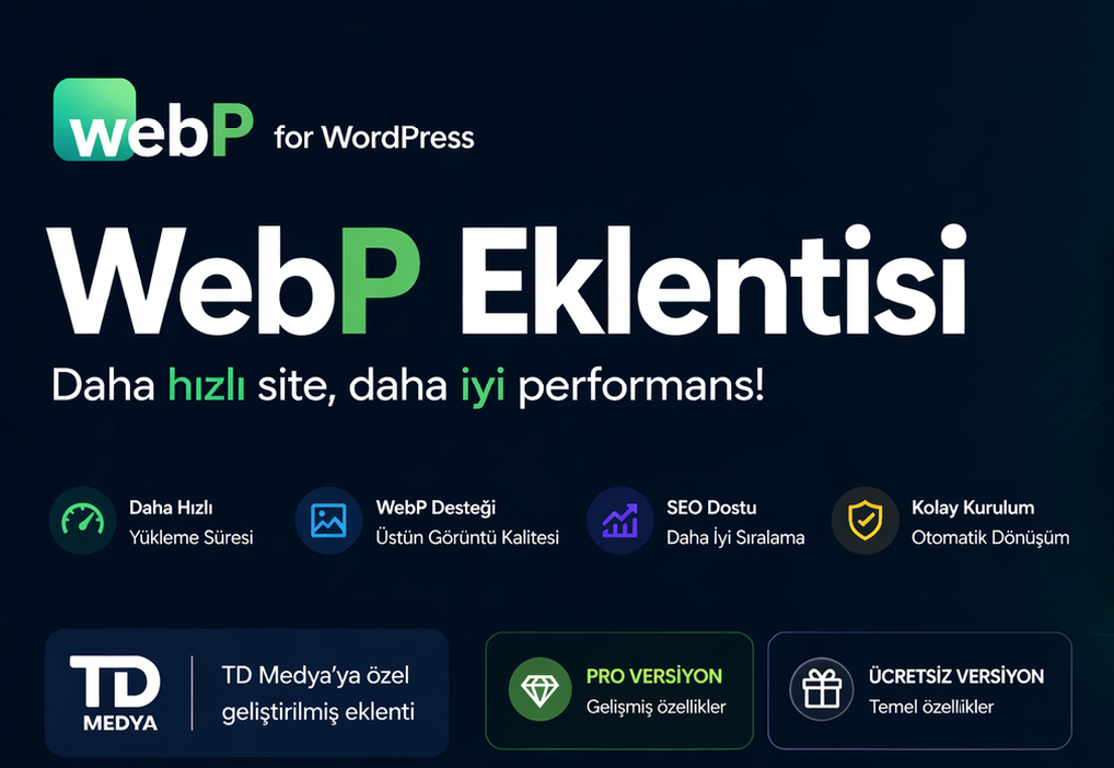 WordPress Ücretsiz WebP Eklentisi