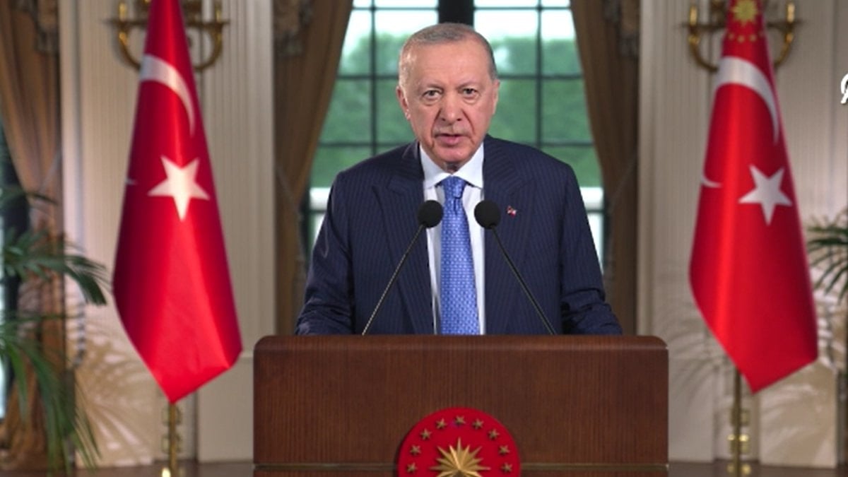 Cumhurbaşkanı Erdoğan’dan 43. Türk Günü Yürüyüşü’ne video mesaj