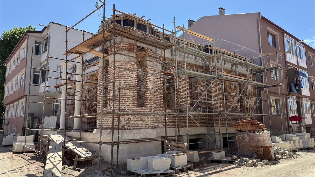 Edirne’de kurtuluşta bayrağın ilk çekildiği yapı restore ediliyor