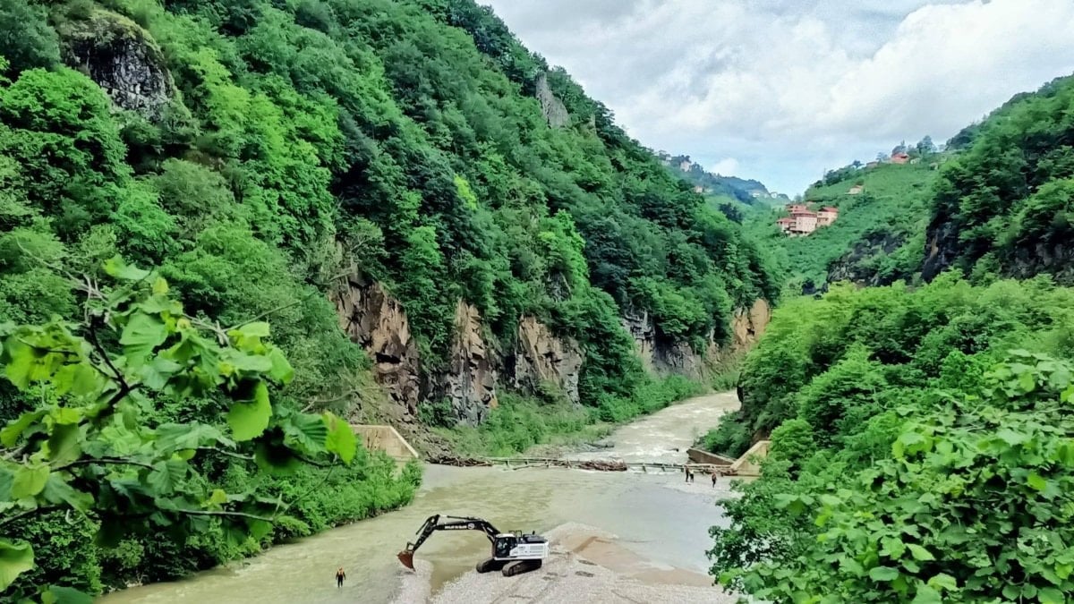 Giresun’da balık tutmak isterken akıntıya kapıldı