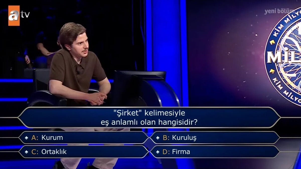 Milyoner’de geceye damga vuran “şirket” sorusu: Cevabı şaşırttı