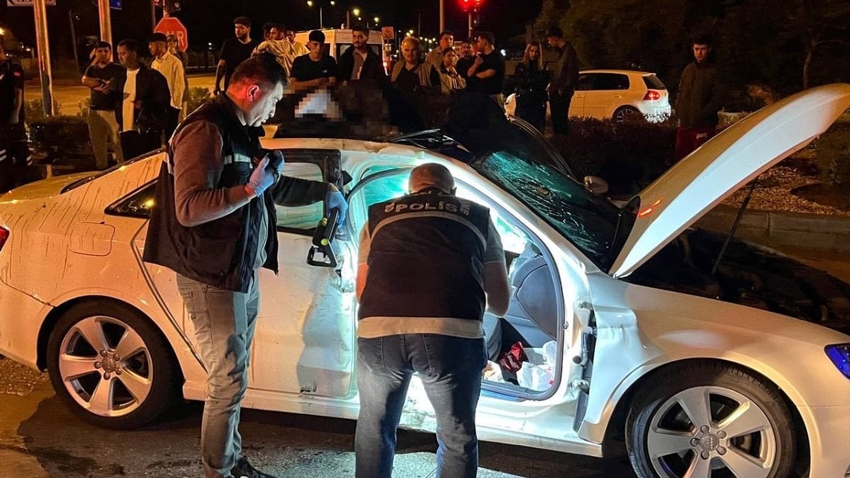 Muğla’da kazada otomobilin üzerine savrulan motosiklet sürücüsü öldü