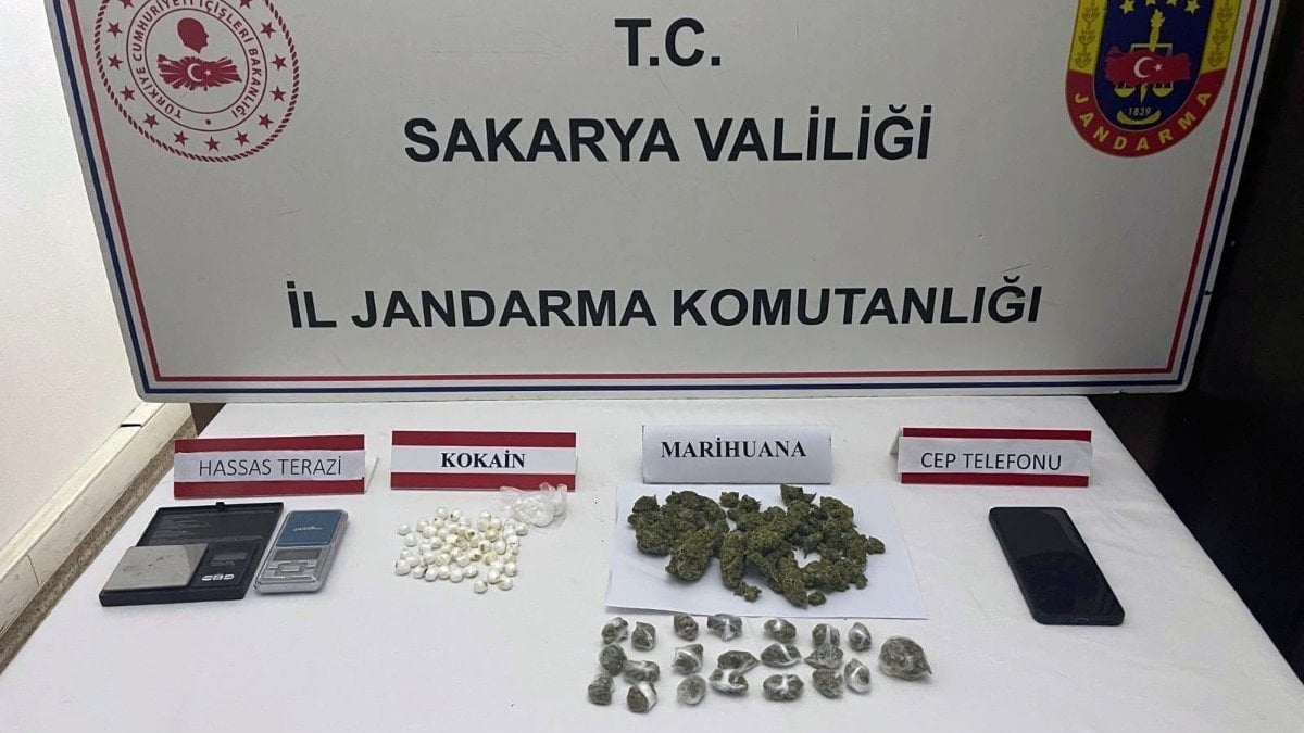 Sakarya’da uyuşturucu operasyonu: 2 tutuklama
