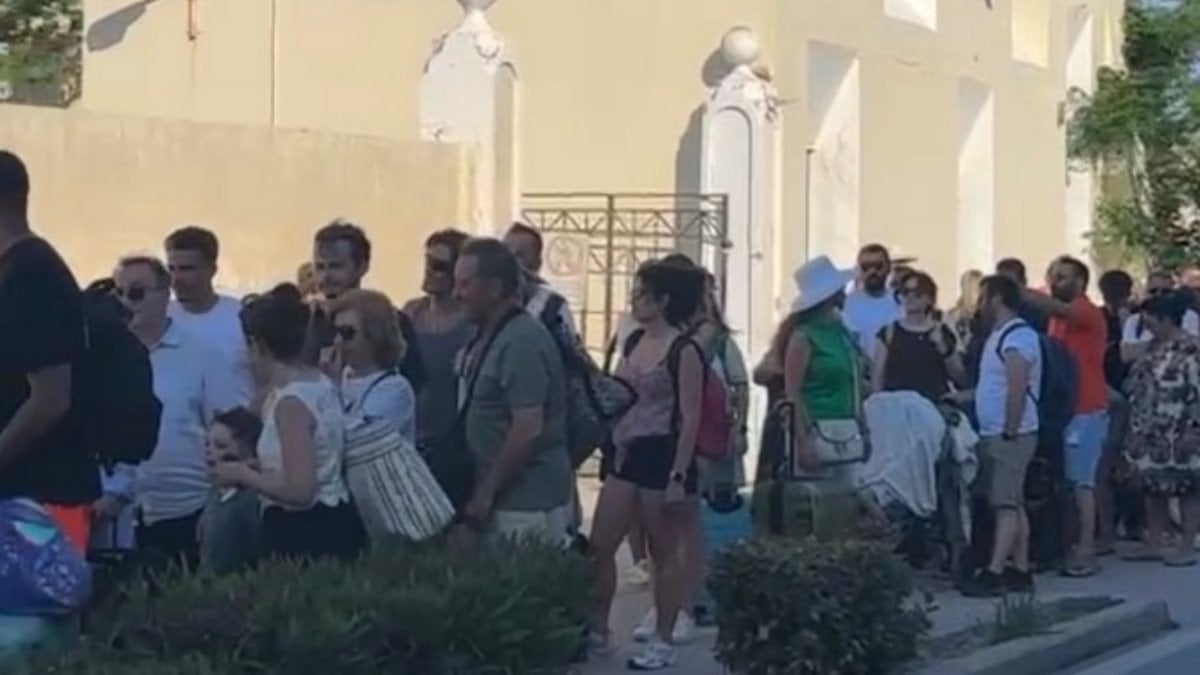 Türk turistlerin Kos’ta bayram dönüşü yoğunluğu