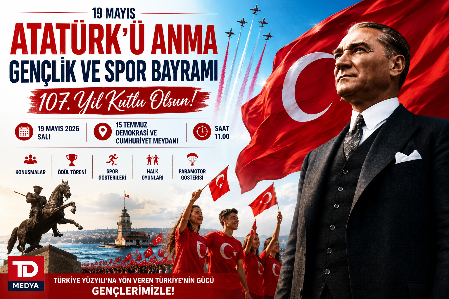 Yalova’da 19 Mayıs Coşkusu Meydanlara Taşacak