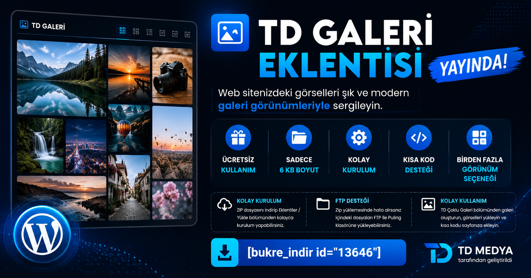 WordPress Galeri Eklentisi