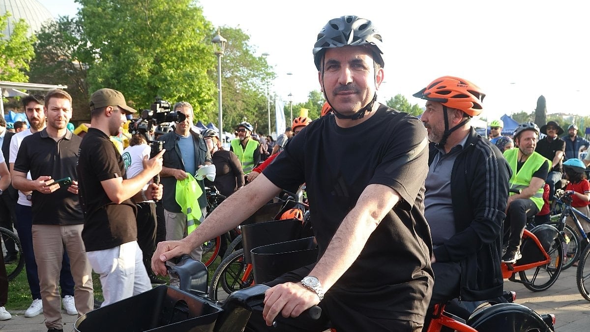 Avrupa bisiklet başkenti Konya’da aynı anda binlerce kişi pedal çevirdi