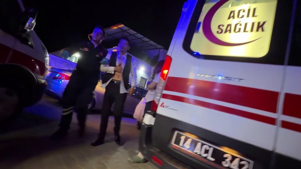 Bolu’da düğünde çıkan kavgada damat dahil 3 kişi yaralandı