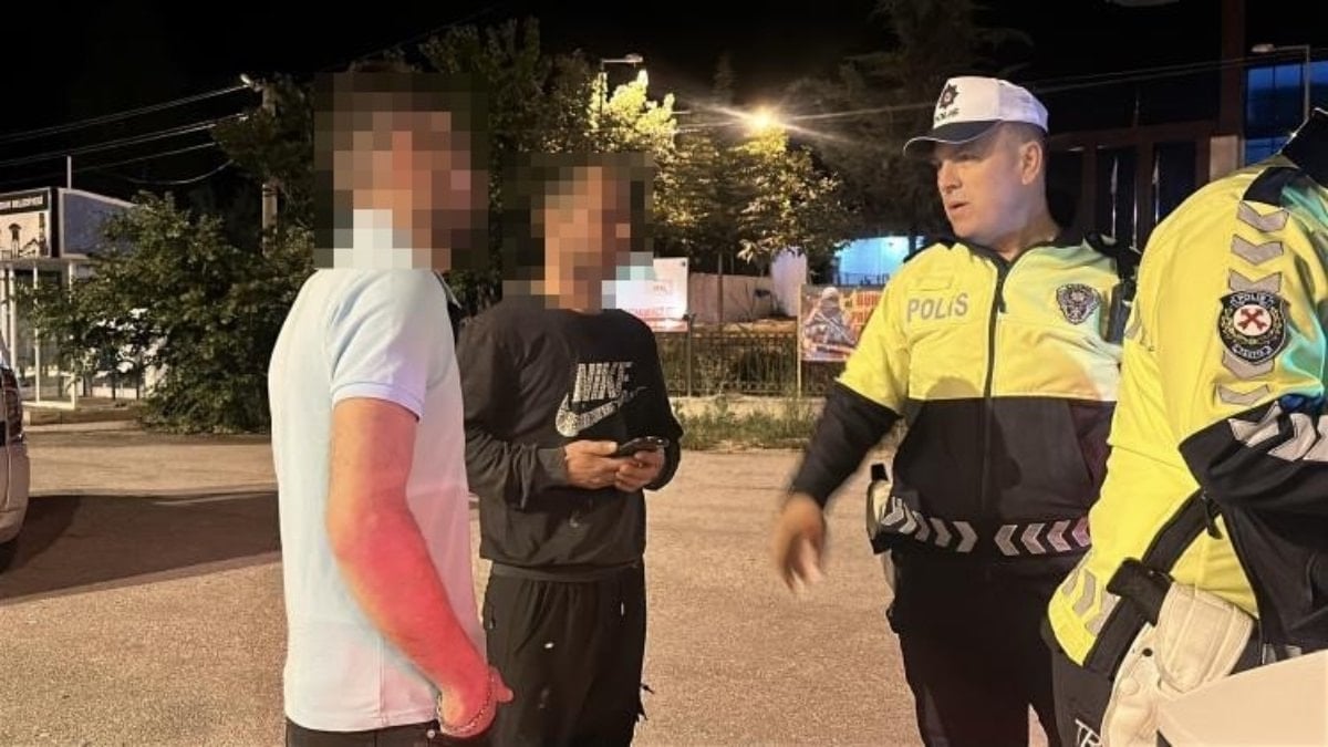Burdur’da alkollü yakalanan sürücü ‘alkollü değilim’ diyerek kendini savundu