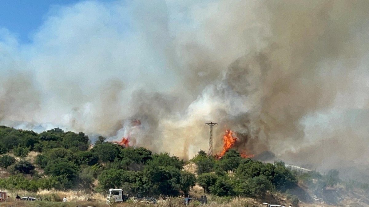 Çanakkale’de orman yangını