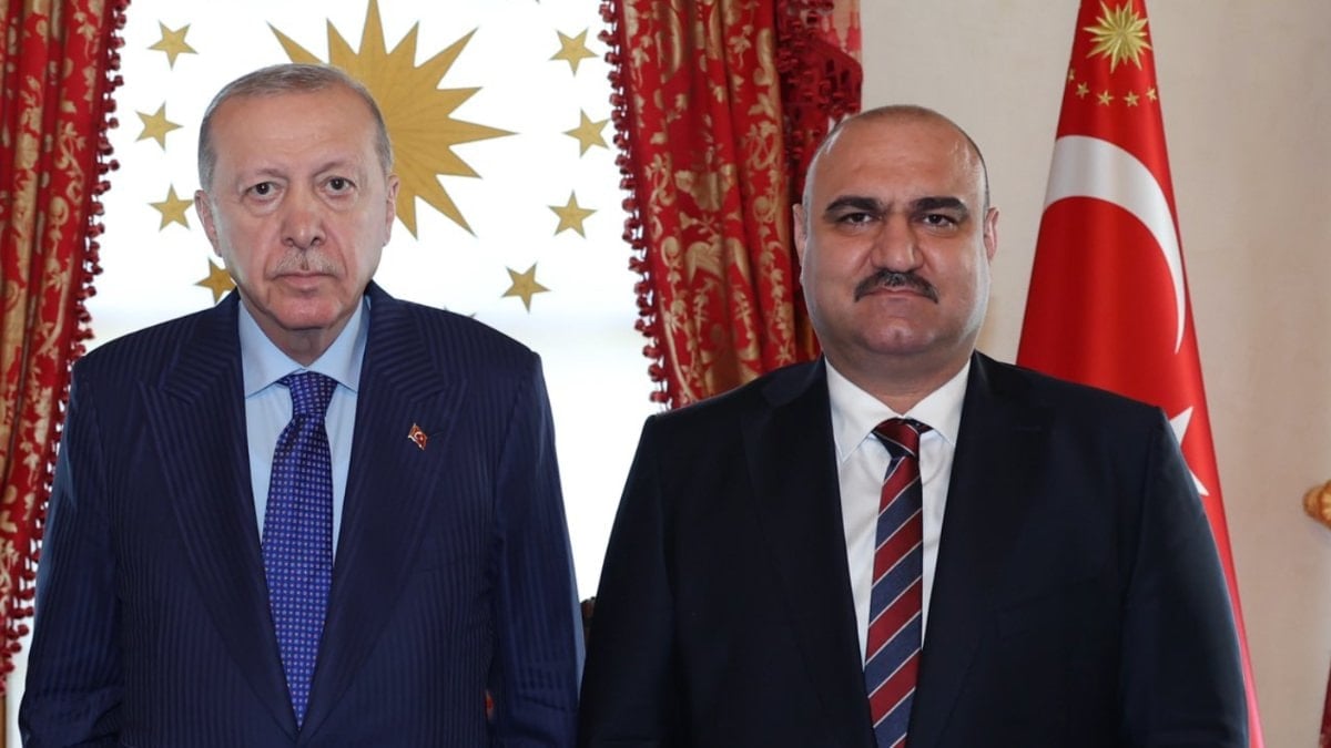 Cumhurbaşkanı Erdoğan, Kerkük Valisi Mehmet Seman Ağa’ı kabul etti