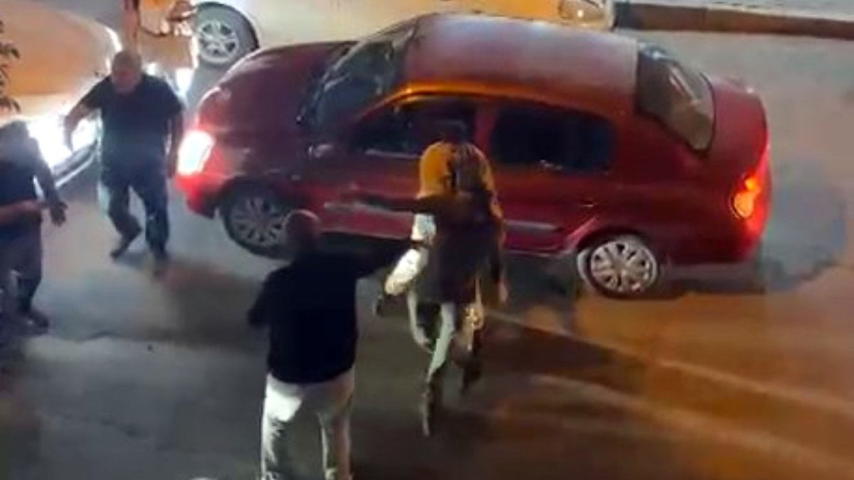 İstanbul’da tekmeli yumruklu yol verme kavgası