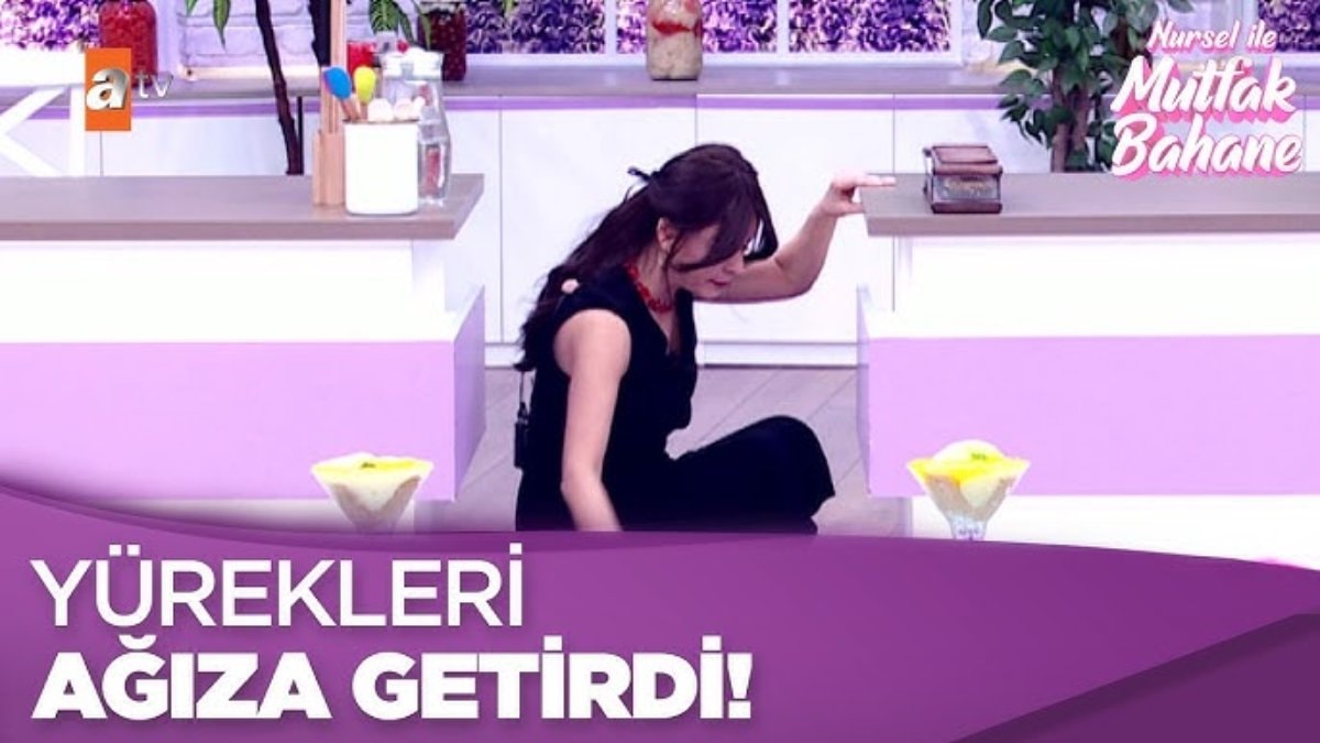 Kanseri yeni atlatmıştı; Programda fenalaştı! Nursel Ergin’in yere yığıldığı anlar…
