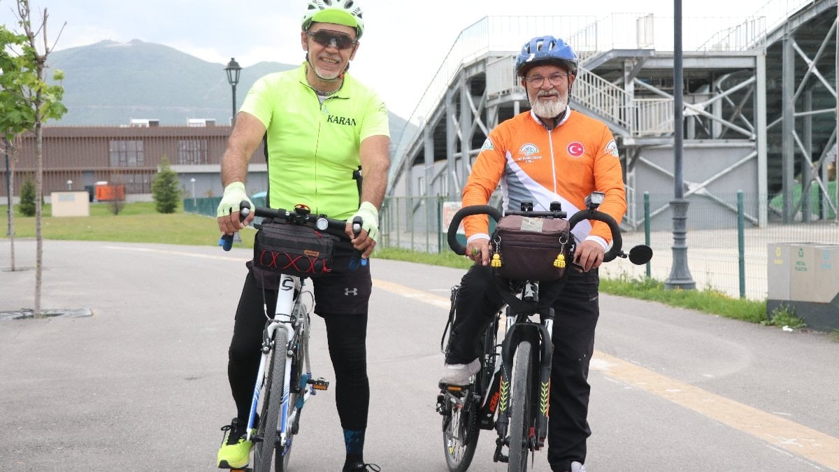 Kayseri’de sağlık için pedal çeviriyorlar