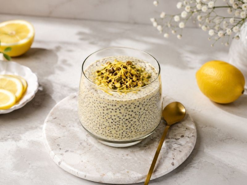 Limonlu Chia Puding Tarifi