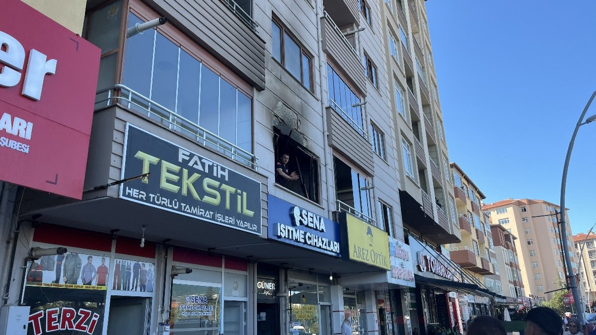 Niğde’de apartman dairesinde yangın çıktı