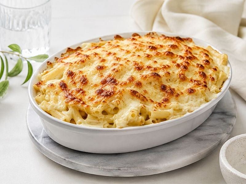 Peynir Sevenlere Özel Parmesanlı Fırın Makarna Tarifi
