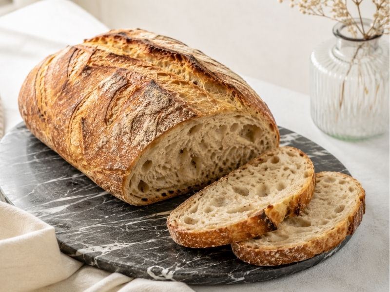 Poolish Tekniği İle Rustik Sandviç Ekmeği Tarifi