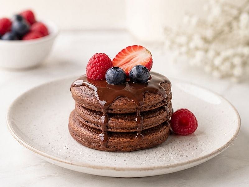 Puf Puf Kabaran Kakaolu Mini Pancake Tarifi