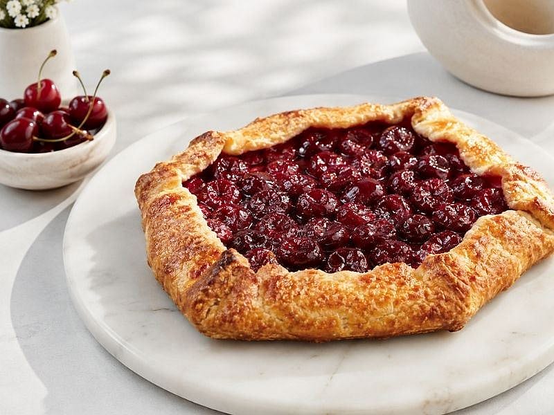 Rustik Lezzetiyle Vişneli Galette Tarifi