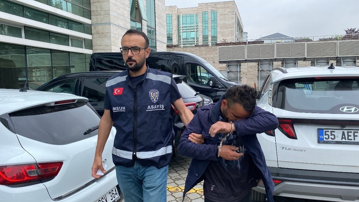 Samsun’da kablo hırsızı yakayı ele verdi