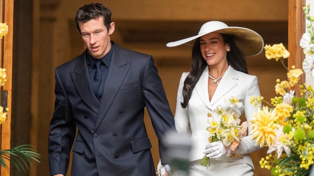 Şarkıcı Dua Lipa ve Callum Turner evlendi! Sade nikah kareleri beğeni topladı