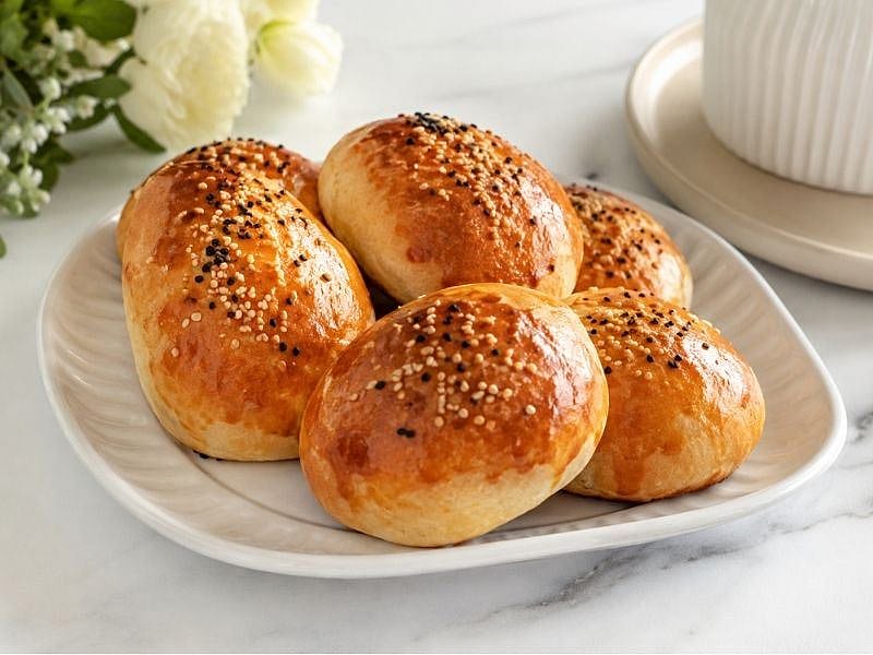 Puf Puf Kabaran Tereyağlı Peynirli Poğaça Tarifi