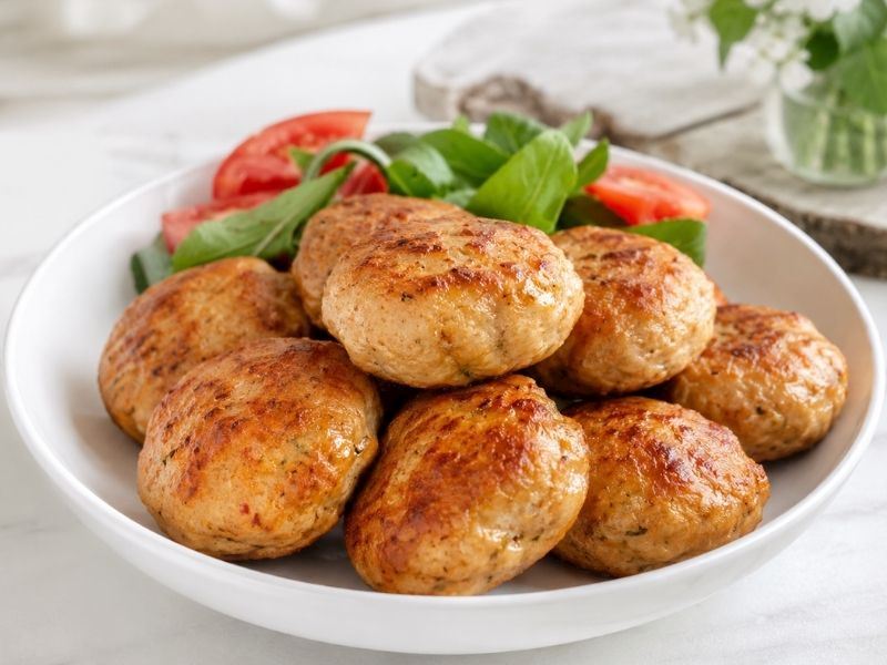 Tam Kıvamında Kaşarlı Tavuk Köfte Tarifi