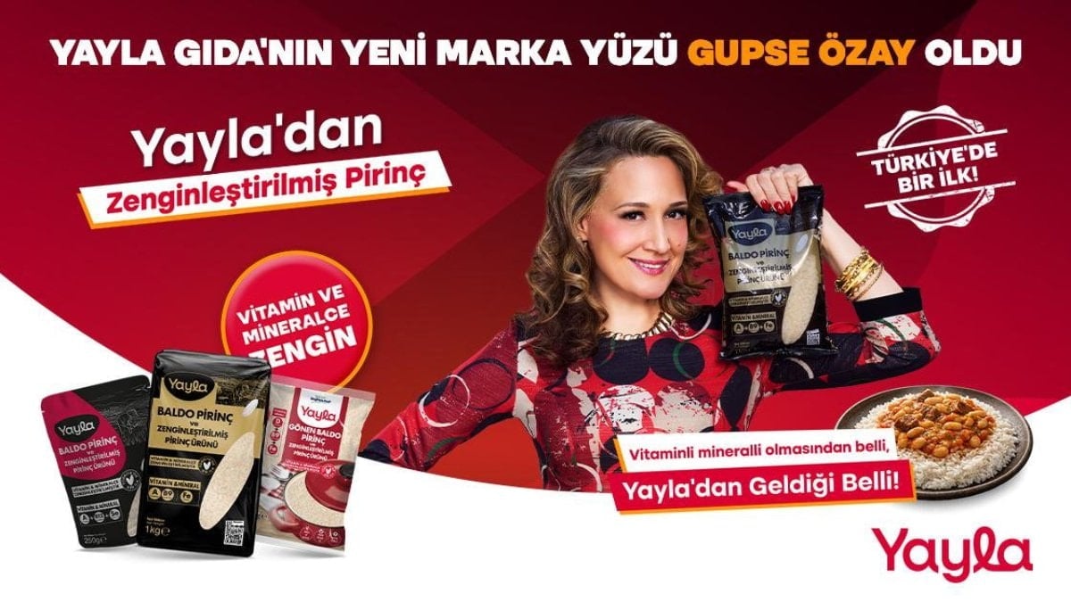 Yayla Gıda’nın Yeni Marka Yüzü Gupse Özay Oldu