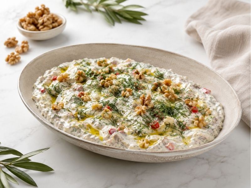 Yoğurtlu Patlıcan Salatası Tarifi