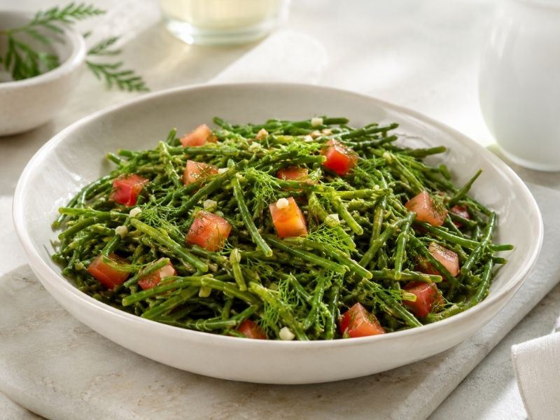 Zeytinyağlı Deniz Börülcesi Salatası Tarifi
