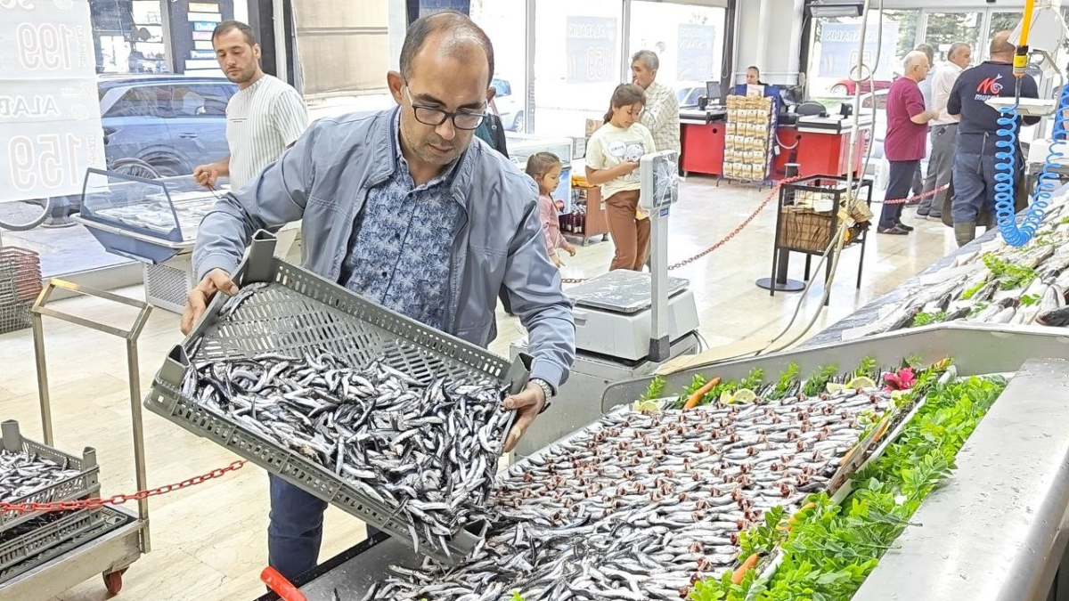 Kayseri’de balık tezgahları şenlendi