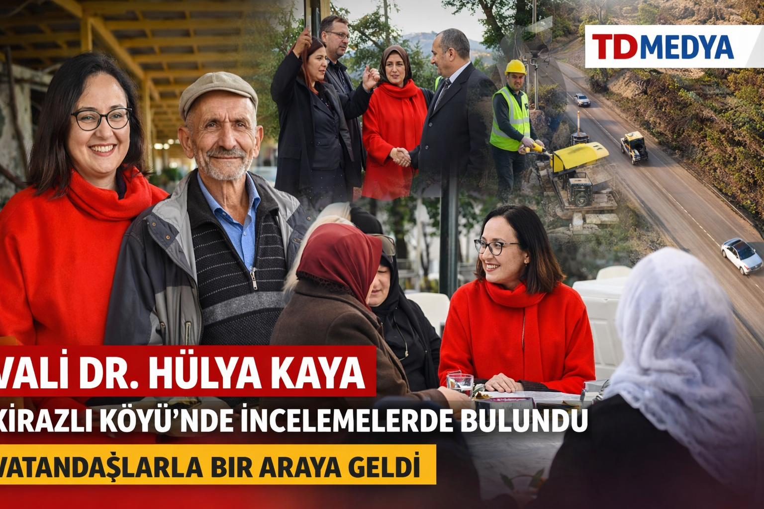 Vali Dr. Hülya Kaya Kirazlı Köyü’nde İncelemelerde Bulundu