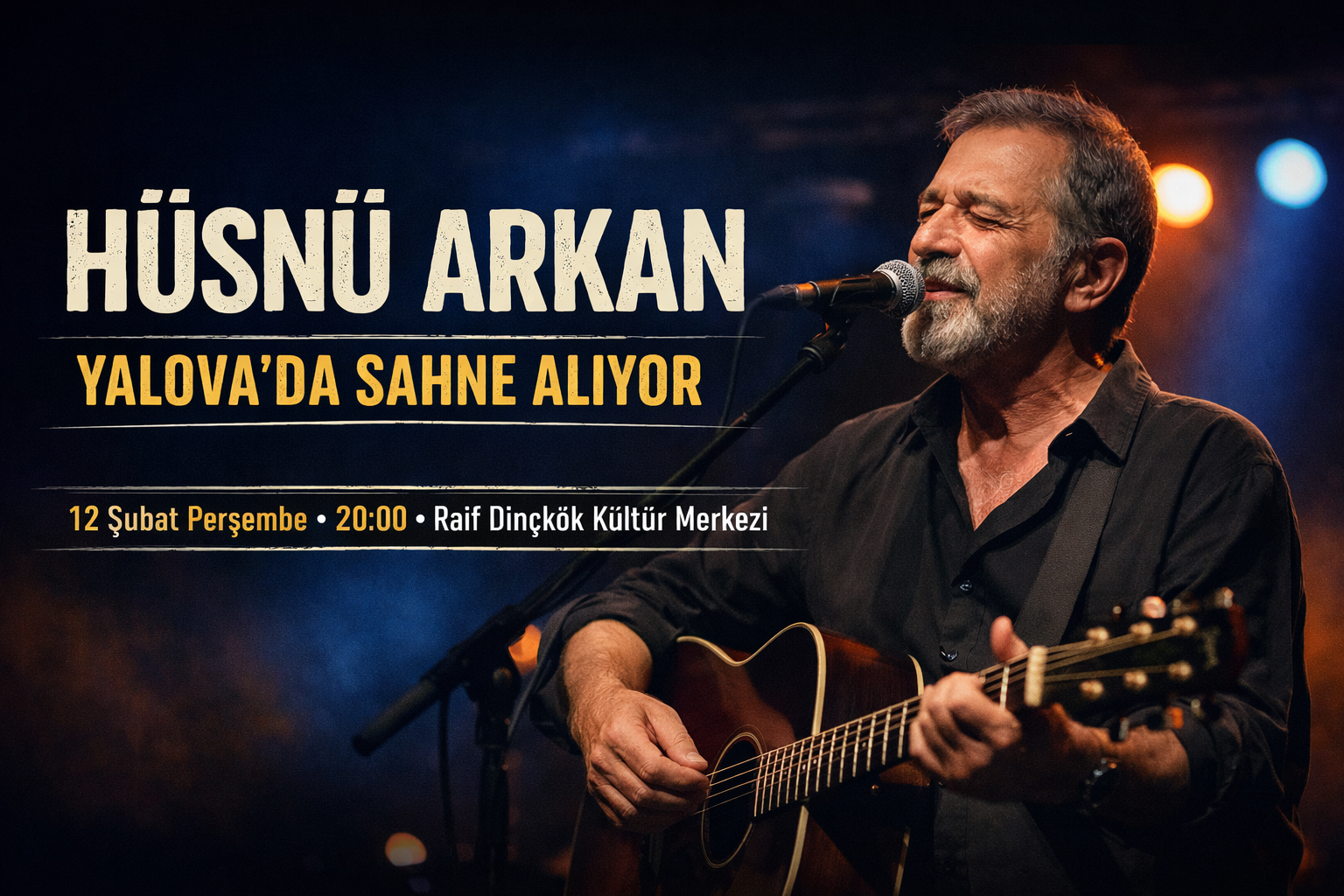 Hüsnü Arkan Yalova’da Müzikseverlerle Buluşuyor