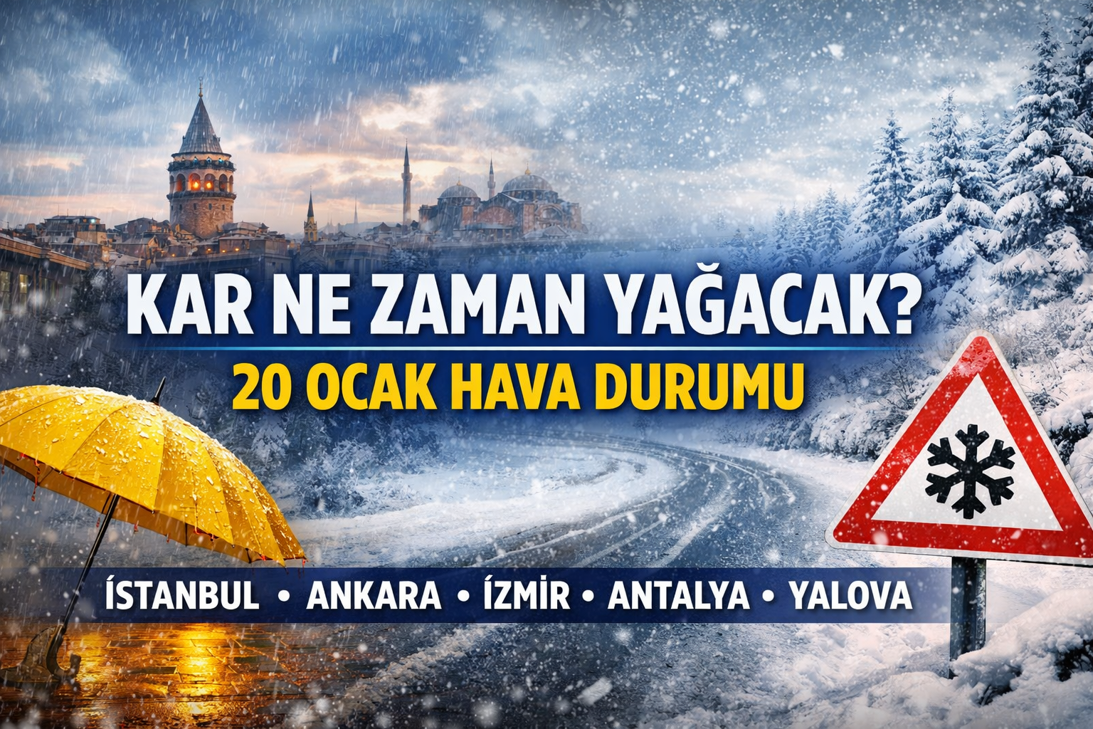 Kar Ne Zaman Yağacak? Yalova Hava Durumu