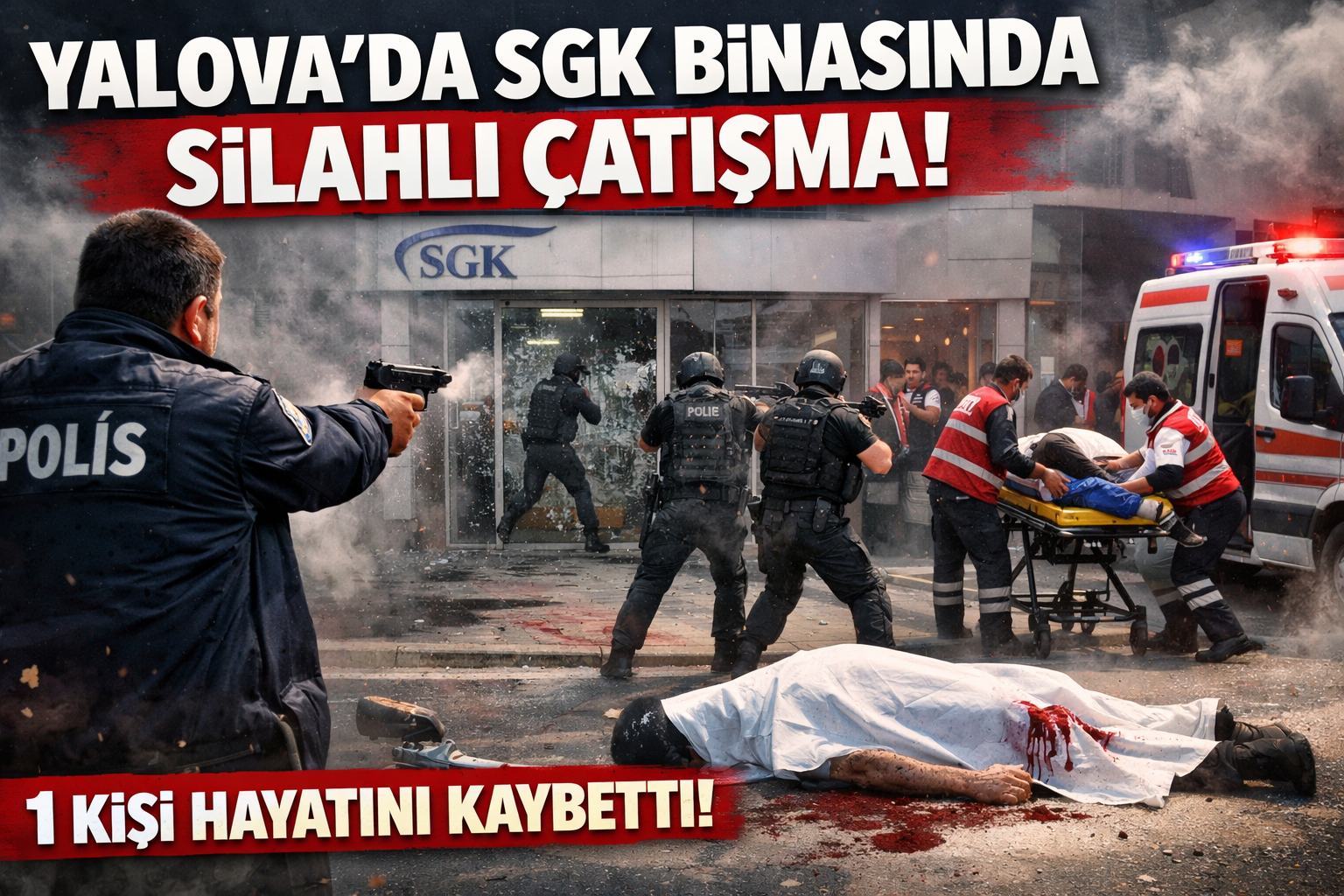 SGK Binasında Silahlı Çatışma