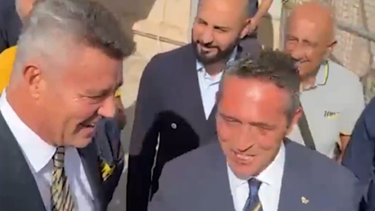 Ali Koç ve Sadettin Saran seçim öncesi selamlaştı