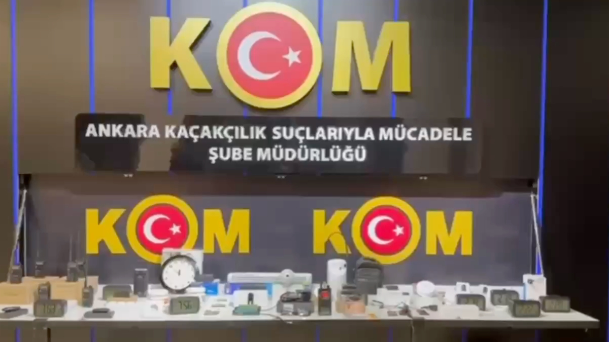 Ankara’da kamera ve dinleme cihazı operasyonu: Satış yapan şahıs yakalandı